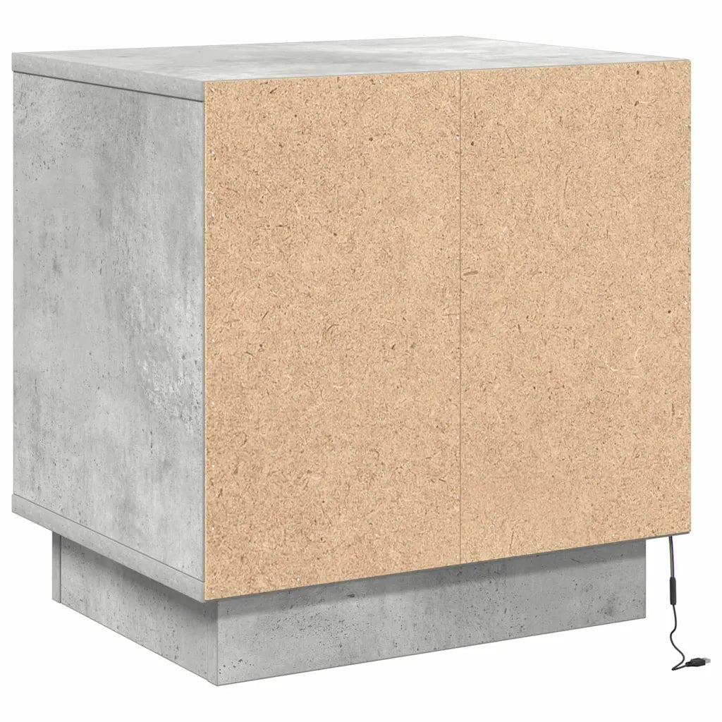 Armadio da Notte 2 pcs Grigio cemento 44 x 34,5 x 45 cm 869569
