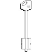 CHIAVE DOPPIA MAPPA CR 5R16 SILCA - OTTONE NICHELATO- 5 pezzi