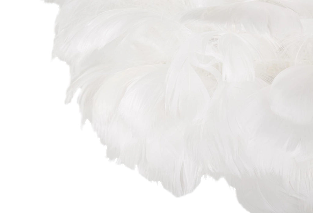 LAMPADA DA TERRA FEATHERS SLIM BIANCA CM Ø 43X170