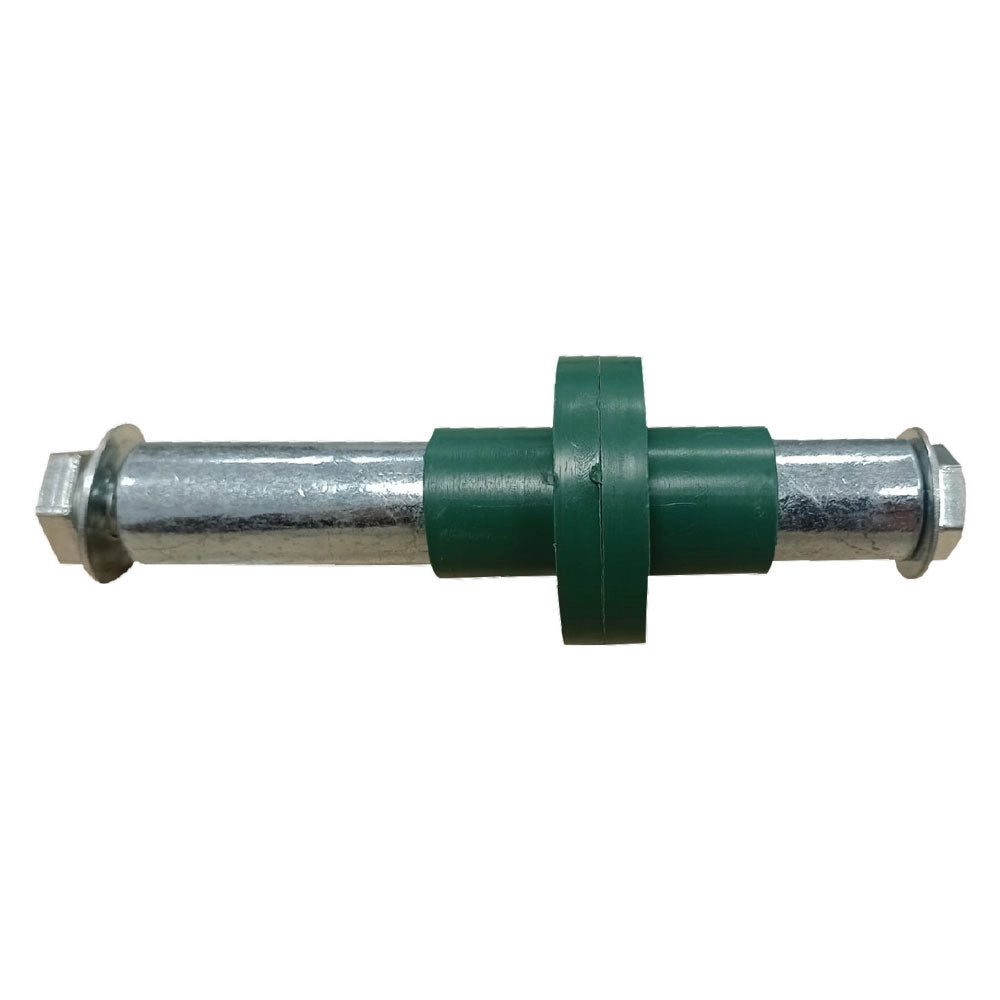 ASSE RUOTA PER CARRIOLA DISCO PVC lunghezza 125 mm  - LIF