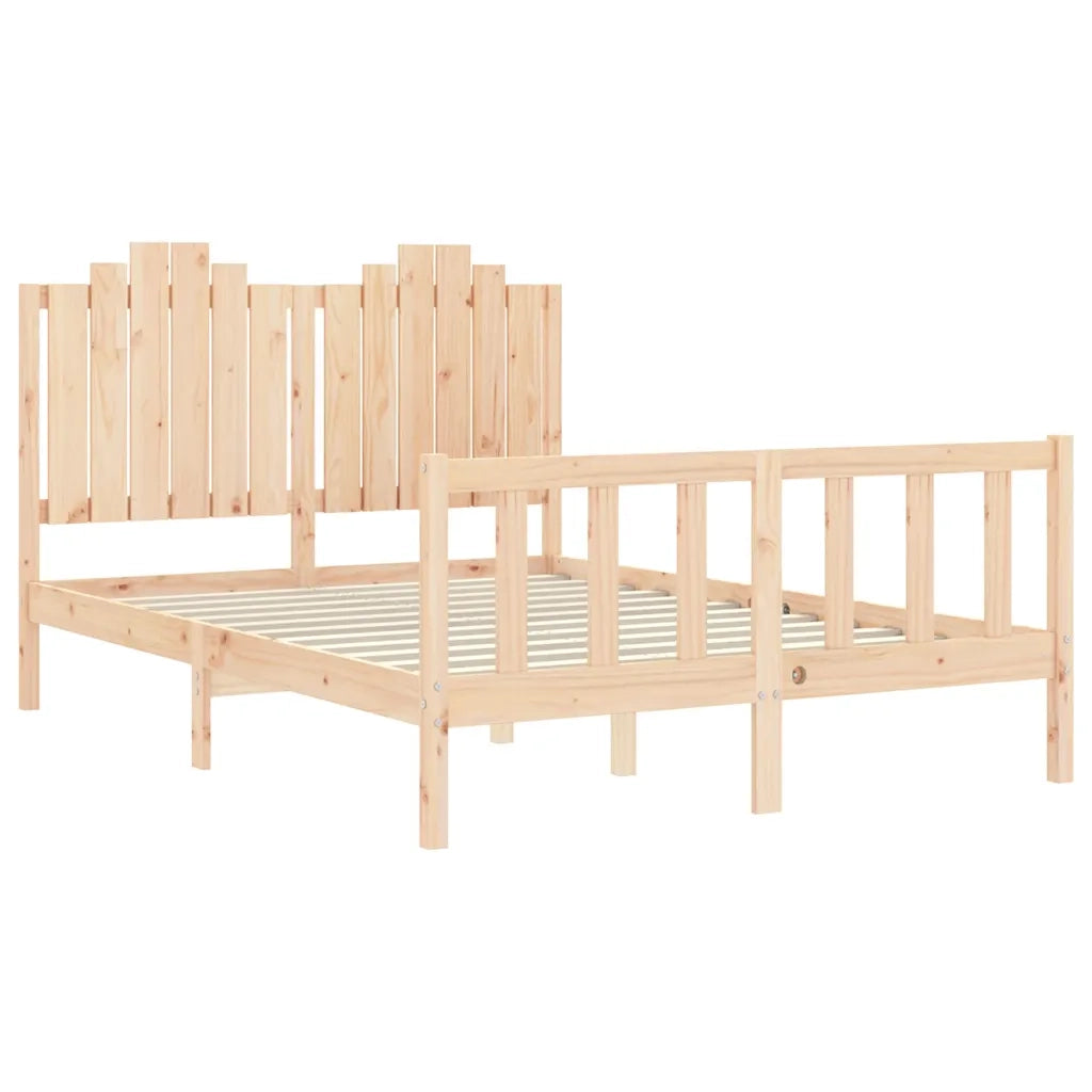 Giroletto senza Materasso 140x200 cm in Legno Massello di Pino 3192296
