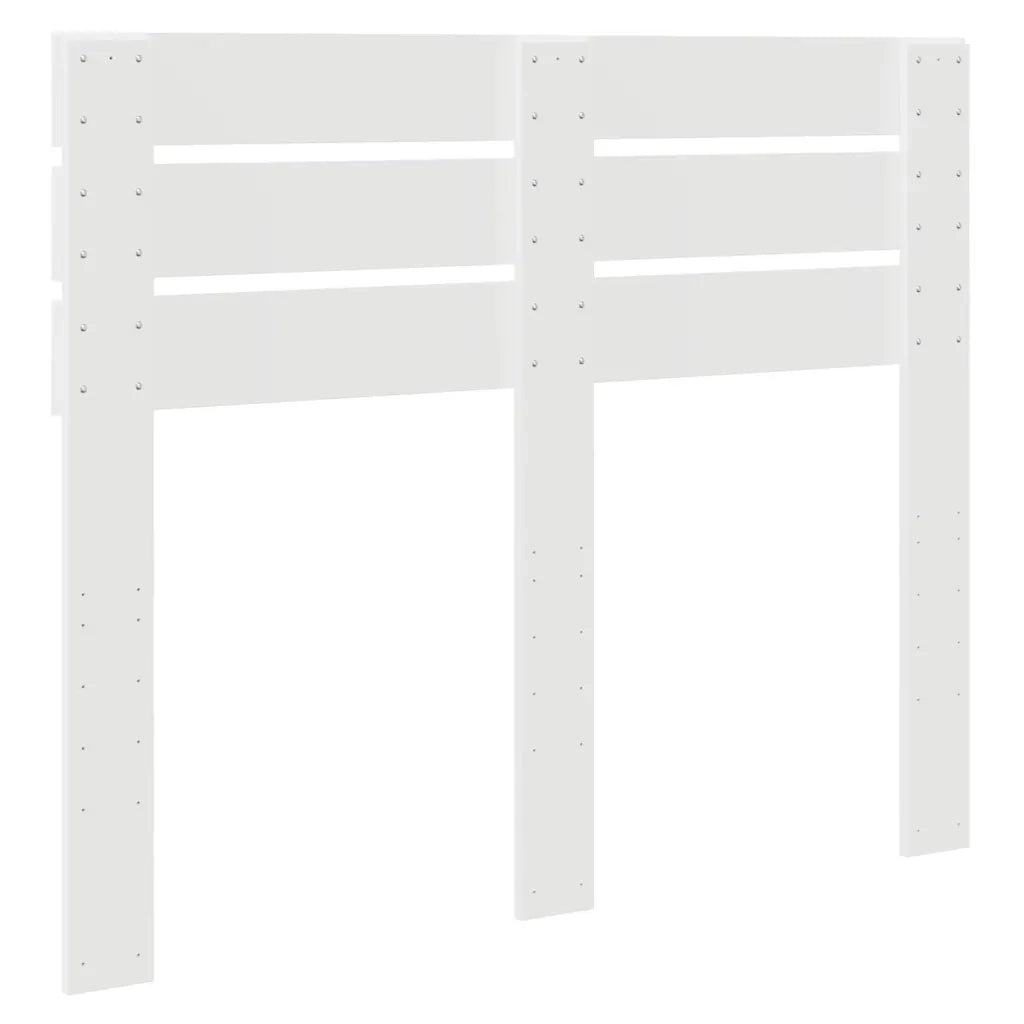 Testiera-Testata-Testiera Decorativa Bianco 120 cm Legno multistrato 865375
