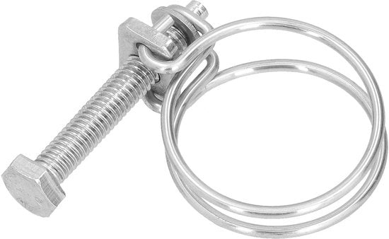 Flessibile adattabile per tubi in acciaio inossidabile con anticorrosione - 20 pezzi - Installazione facile - Fissaggio tubo - Duraturo - Resistente all'usura