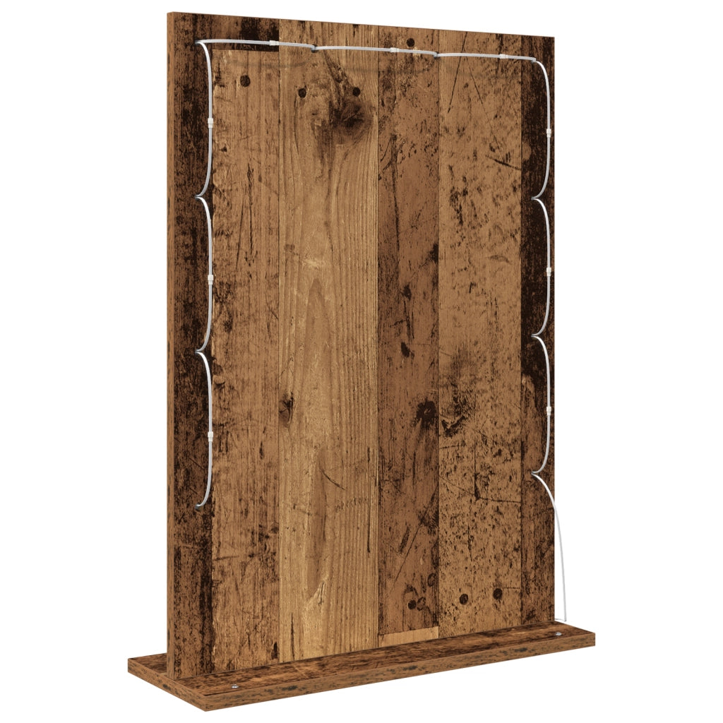 Specchio da Toeletta Legno vecchio Legno massello 70 x 50 x 18 cm