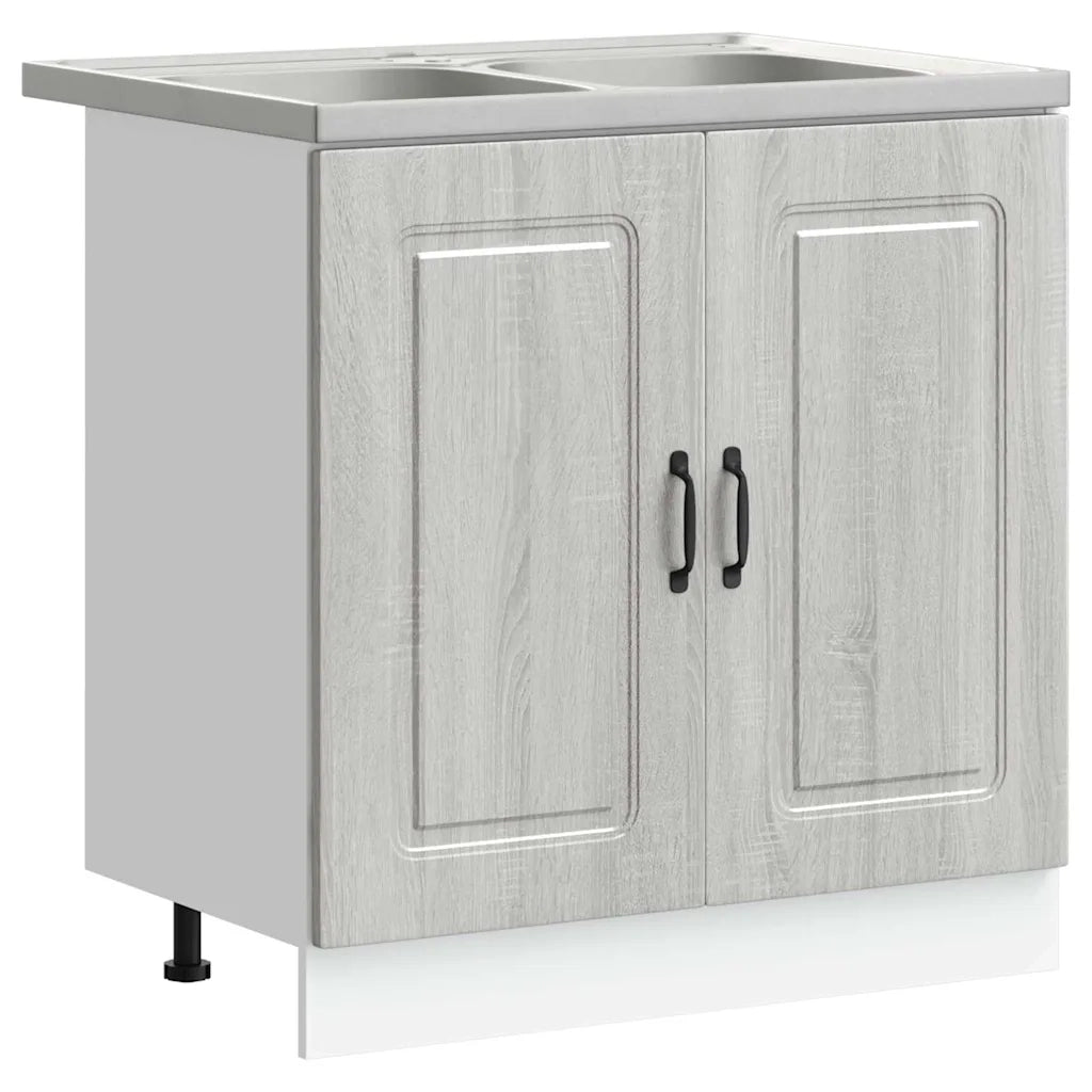 Mobile da cucina Kalmar Grigio Sonoma 80 x 46 x 81,5 cm 3315007