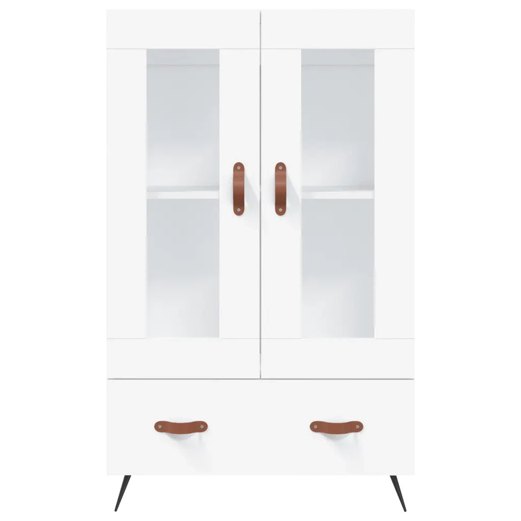 Credenza Bianca 69,5x31x115 cm in Legno Multistrato 828268