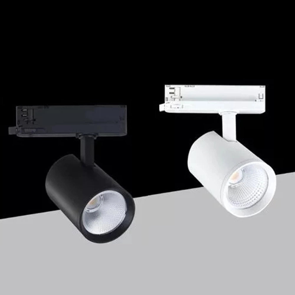 Trade Shop - Faretto Led Per Binario Trifase 40w Lampada Orientabile Luce Naturale 4000k Ip20 Gd19c30 -