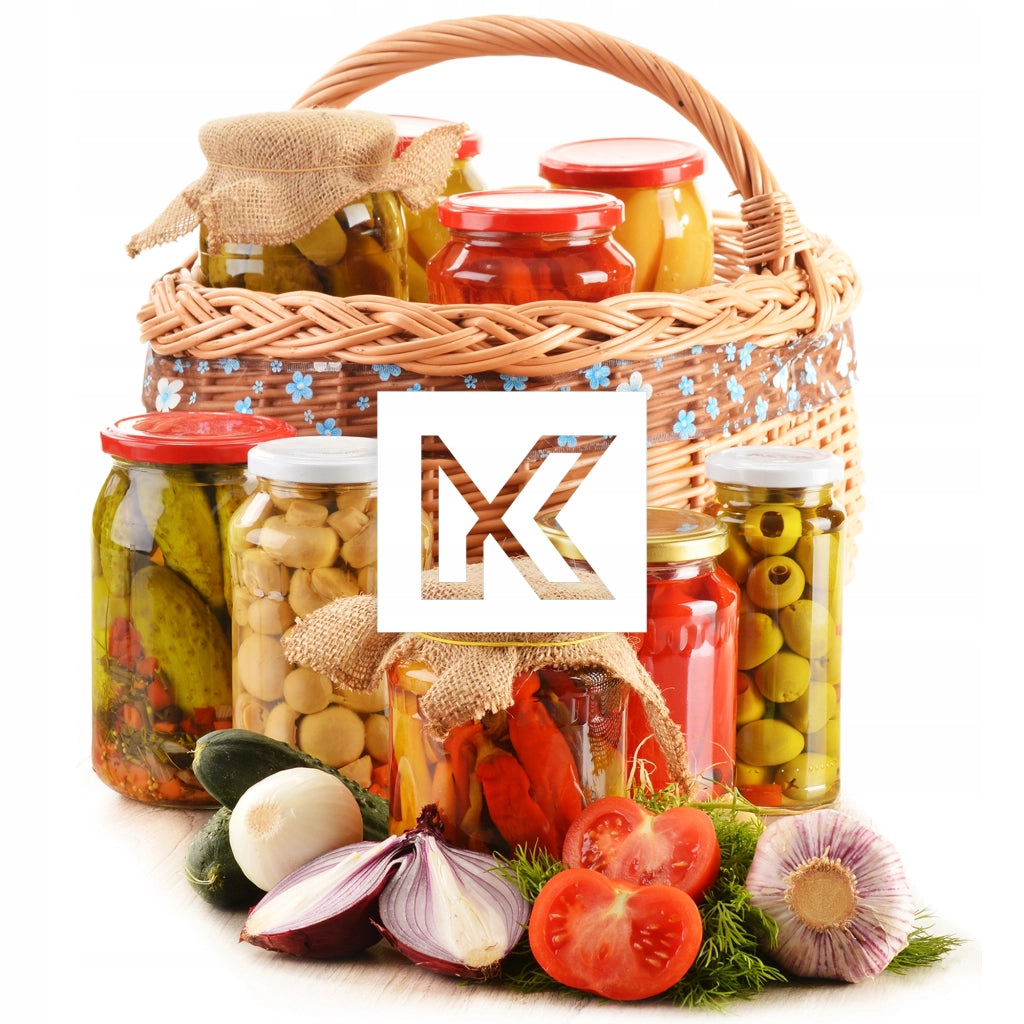 KADAX 50 barattoli da 200 ml per miele, marmellata, conserve, vetro Fi 66