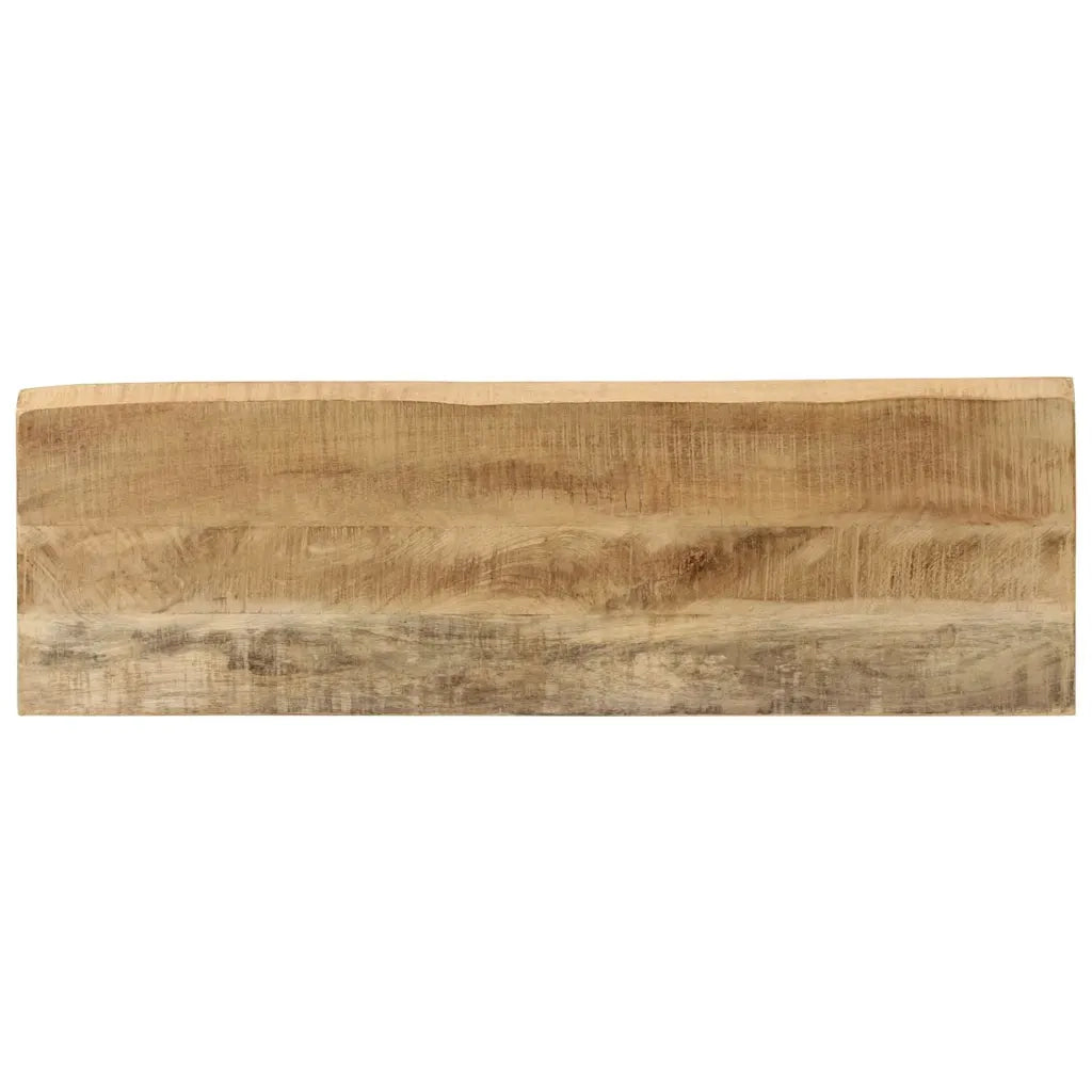 Tavolo Consolle | Tavolo d'Ingresso Bordi Vivi 105x33x76 cm Legno Massello di Mango