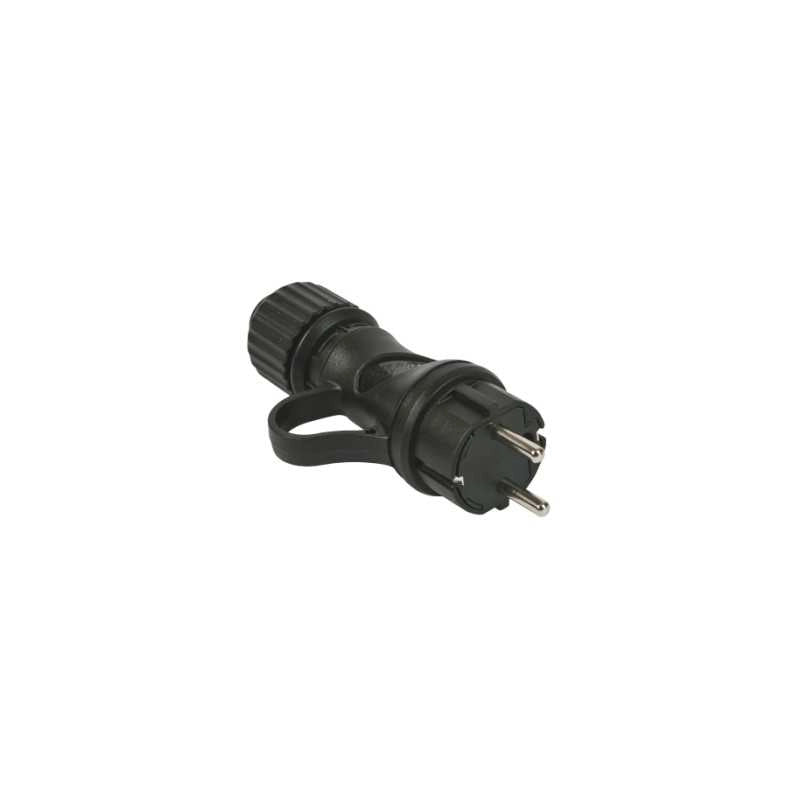 80052 Spina Diritta Hi-Pro Franco/Tedesca 2P+T 16A Ip44