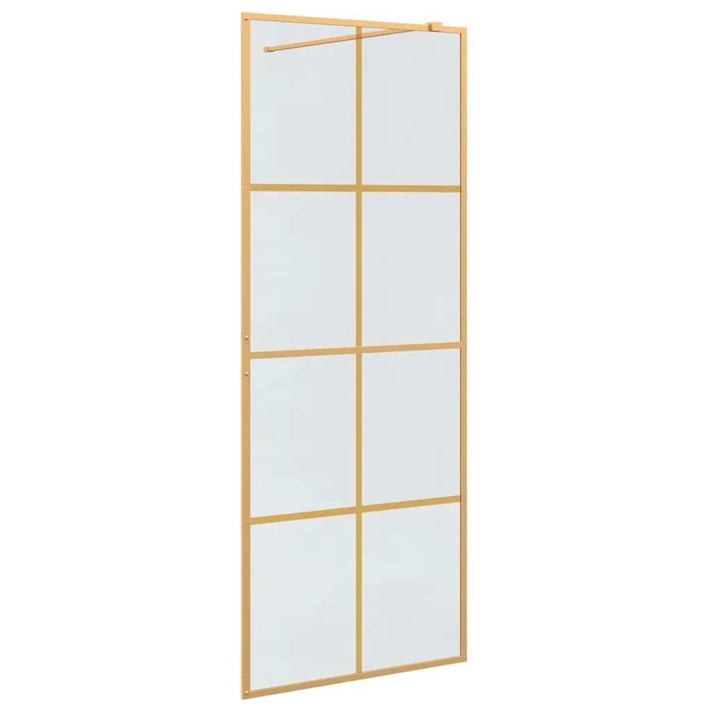 Parete Doccia Walk-in Oro 80 x 195 cm vetro temperato
