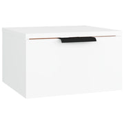 Comodino | Armadio da Notte | Mobiletto da notte a Muro Bianco 34x30x20 cm