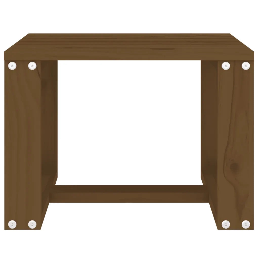 Tavolino da Giardino Ambra 40x38x28,5 cm Legno Massello Pino 825082