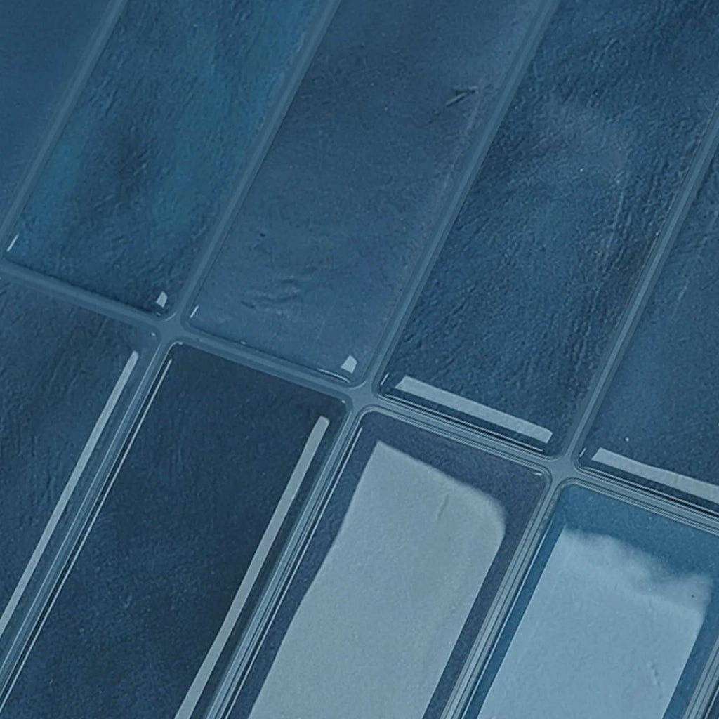 Piastrella Rettangolare 10 pcs Blu 29 x 23 x 0,08 cm