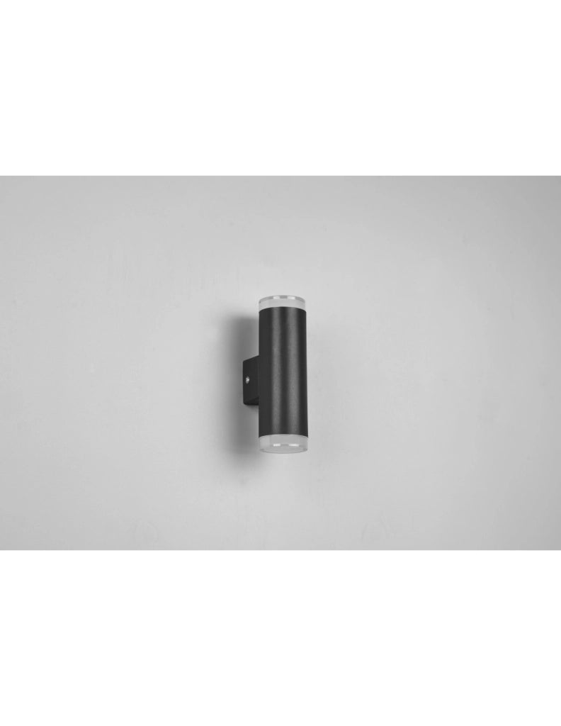 Applique Bagno Doppio Led Ray Nero IP44 Trio Lighting