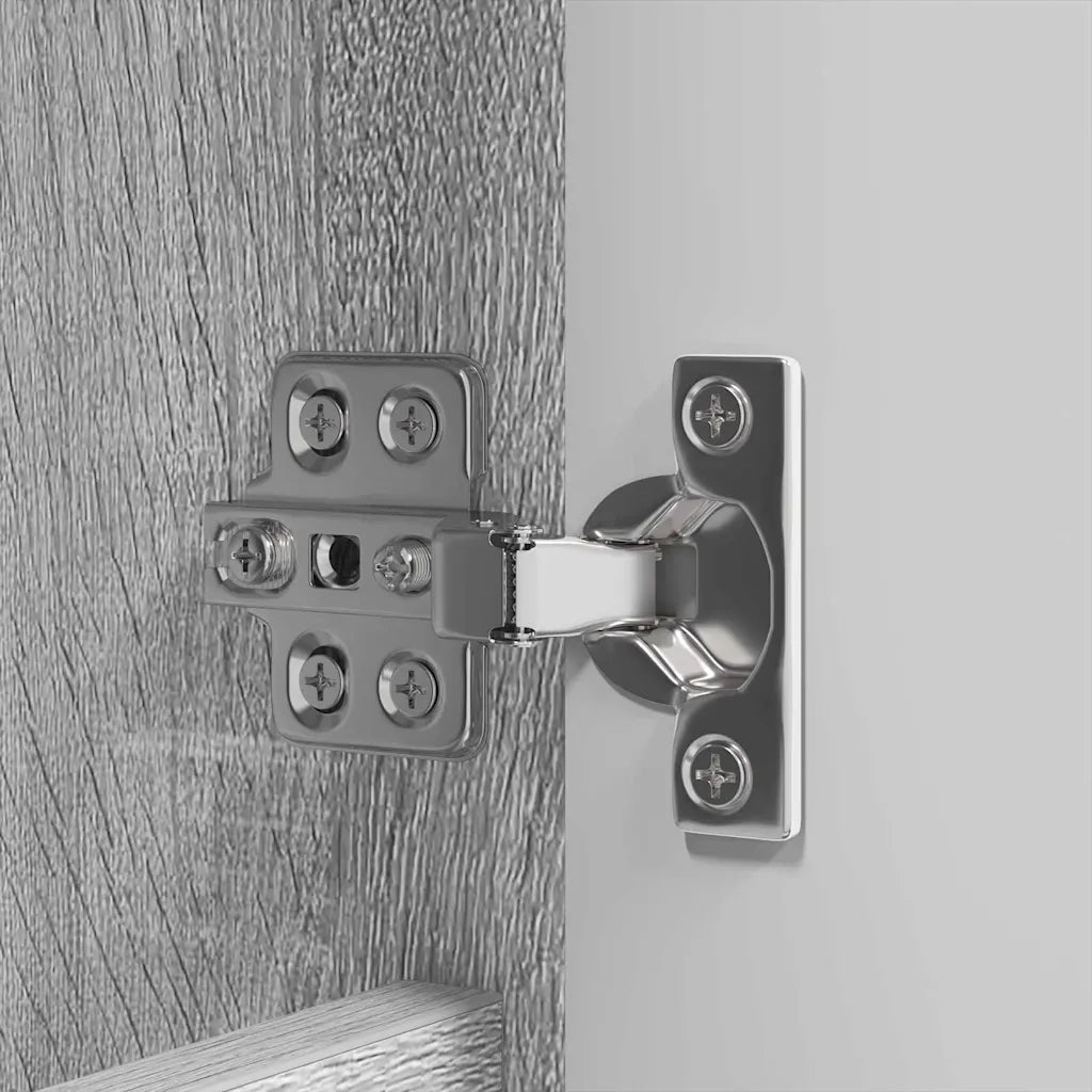 Set di mobili per il bagno con cassetto 4 pcs Grigio Sonoma 3403846