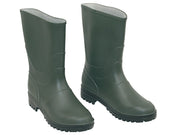 STIVALI IN PVC VERDI TRONCHETTO 43