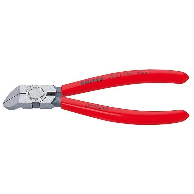 KNIPEX 72 01 140 Tronchese per Resina Sintetica con Taglienti Rettificati Angolo 45° Lunghezza 160 mm colore Nero