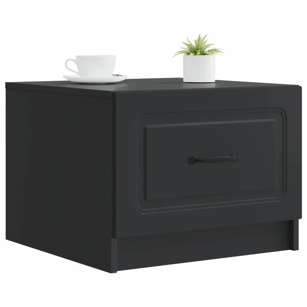 Tavolino da salotto Nero 49 x 50 x 37 cm Legno ingegnerizzato 895886