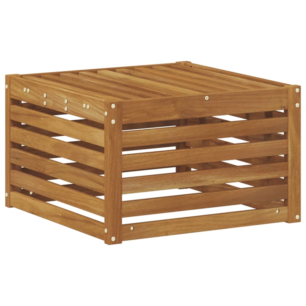 Poggiapiedi da Esterno Legno di Acacia Massello Naturale CFW7765383