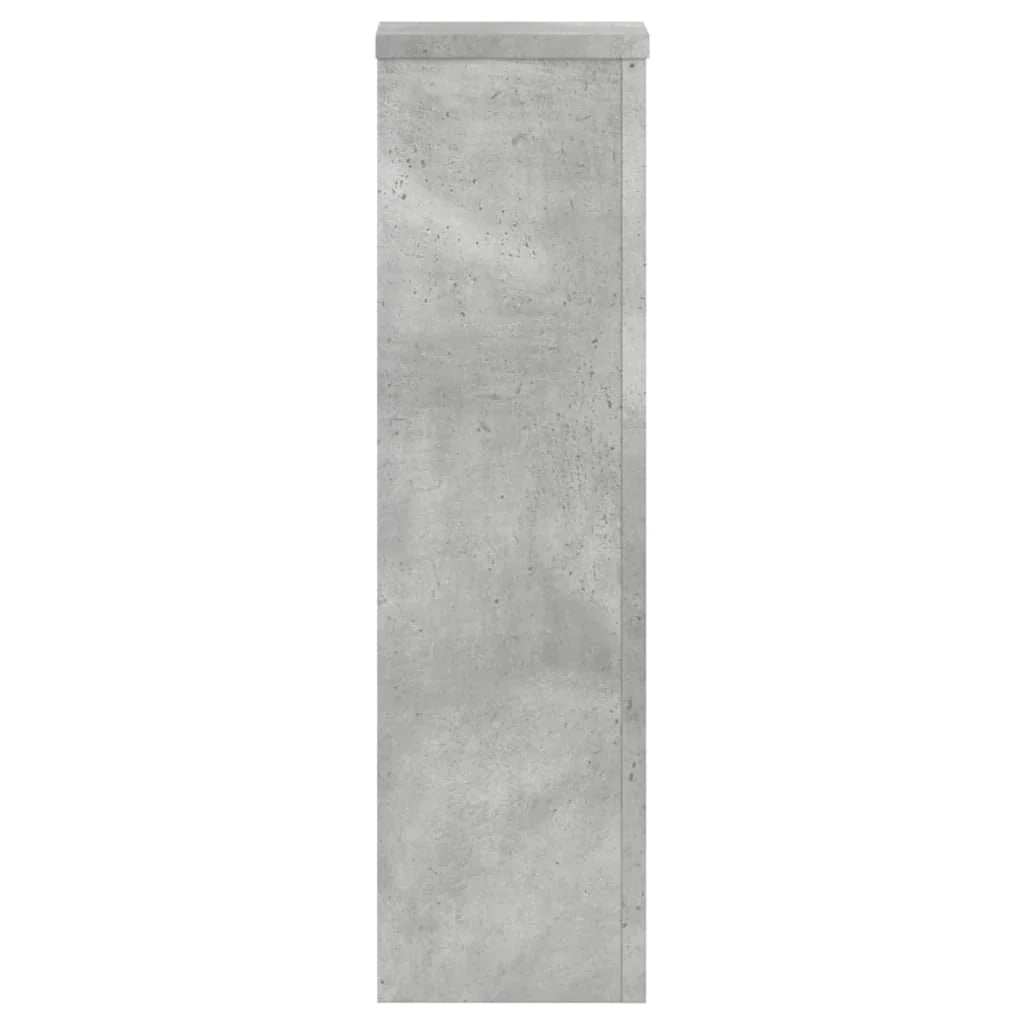 Portavasi mobili per fiori set da 2 legno ingegnerizzato grigio 02_0045328
