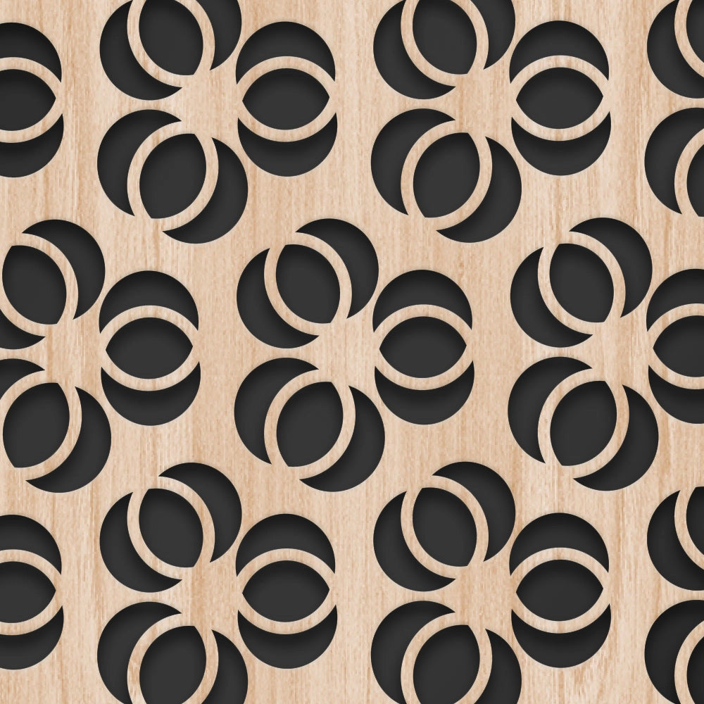 ELLISSE - Quadro arredo LASERCUT composito Legno e PVC Misura: 50x100 cm