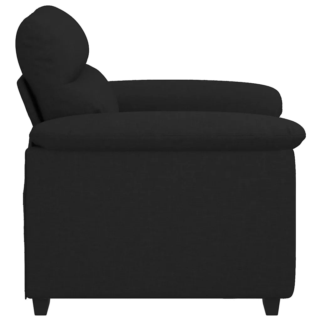 Divano Sedia-Poltrona Nera 100x81x84 cm in Tessuto