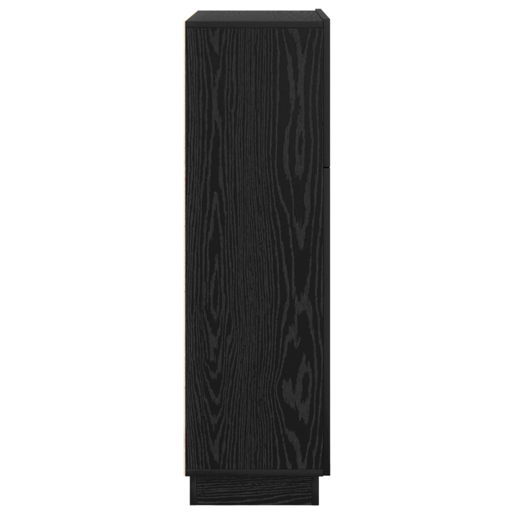 Scrivania in Rovere Nero Rovere Nero Legno Ingegnerizzato Media