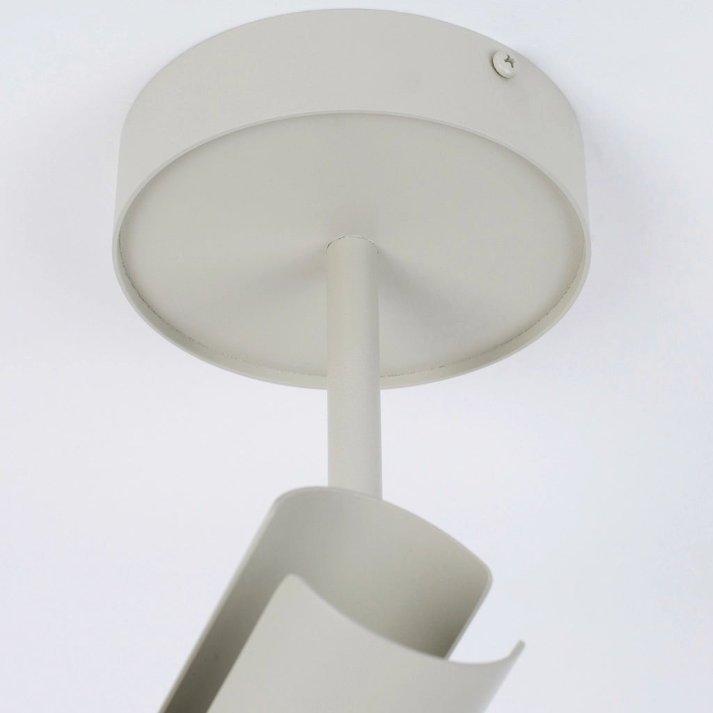 Sigma LEDA plafoniera rotonda grigio-beige 1xGU10 orientabile