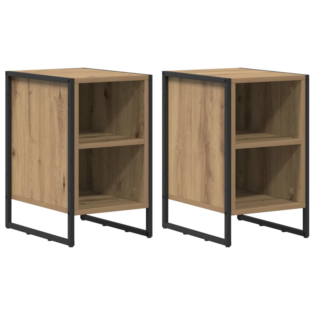 Comodino 2 pcs Rovere Artigianale 39.5 x 30 x 50 cm 886641