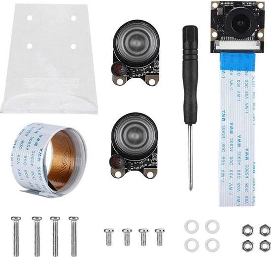 Kit di Visore Notturno per Obiettivo - 5MP OV5647 - Focale Regolabile - 3B/3B/2B/B+ - 13 ZERO/NUL W.
