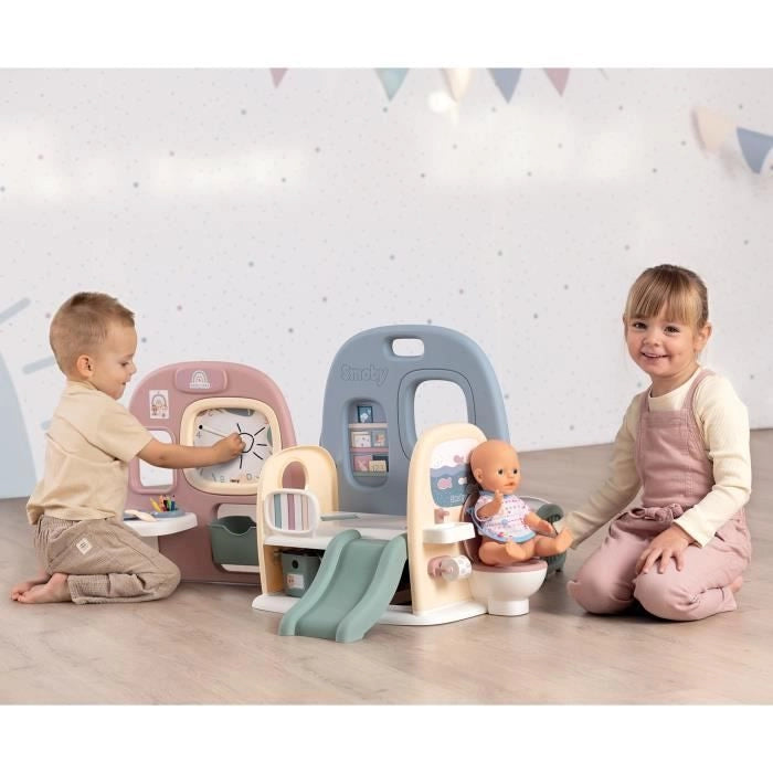 Smoby - Baby Care - Cameretta 5 Spazi + 27 Accessori