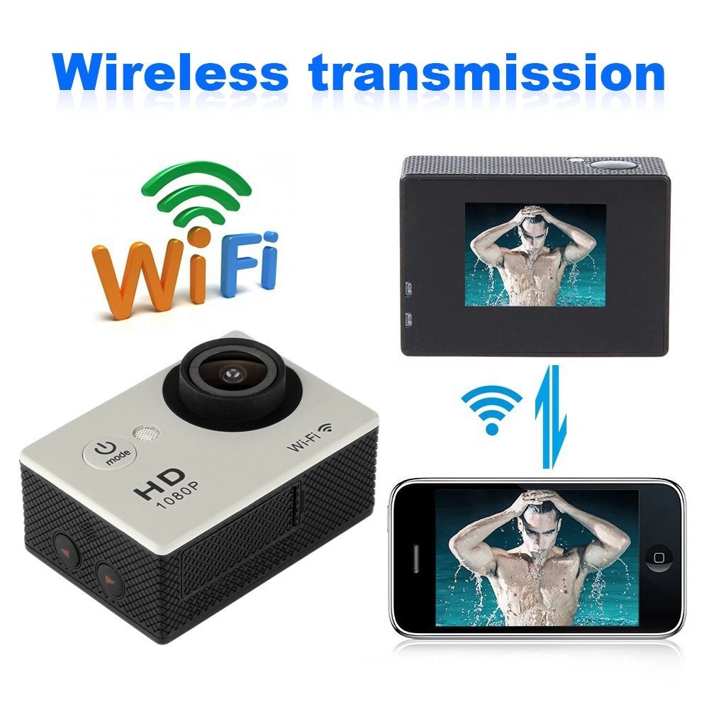 Trade Shop - Pro Cam Sport Wifi Full Hd 1080p Action Camera Dv 12mp Videocamera Subacquea Y8 -