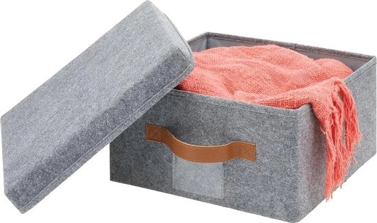 Cassa di stoccaggio pieghevole 2 pezzi