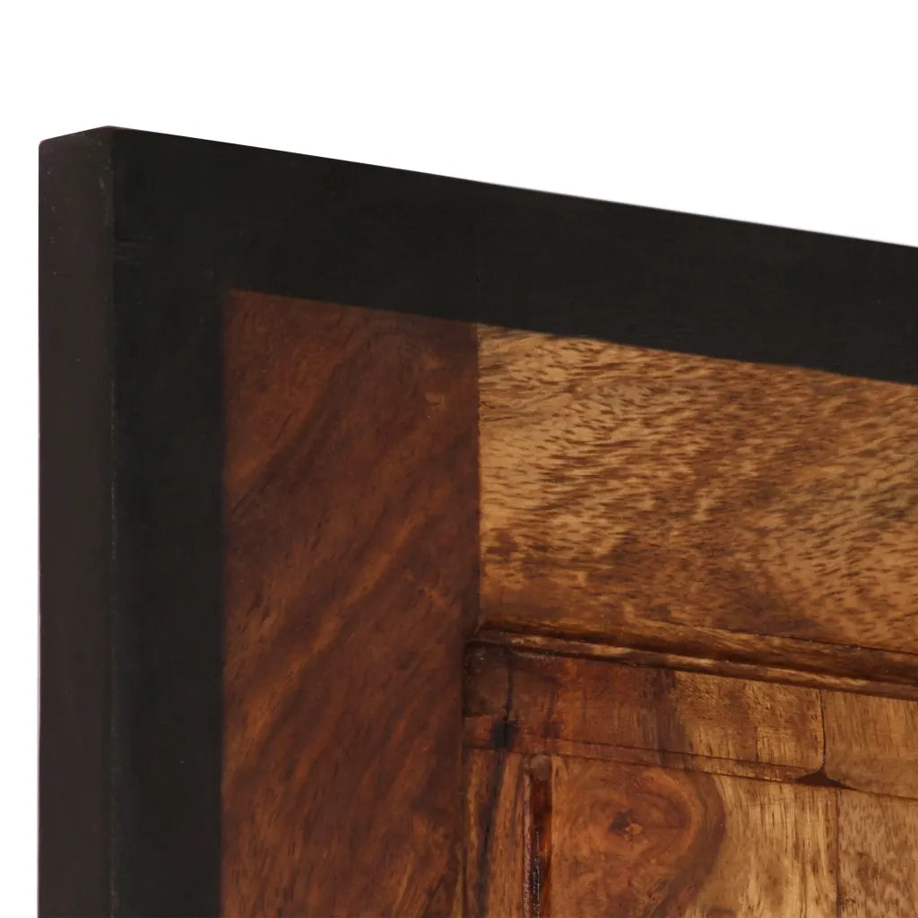 Appendiabiti 2 pz in Legno Massello di Acacia 246232