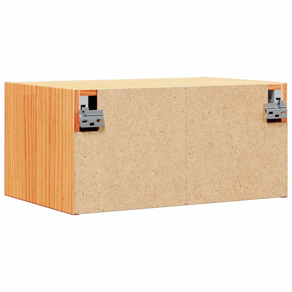 Comodino | Armadio da Notte | Mobiletto da notte con cassetto Marrone cerato 50 x 32,5 x 24 cm