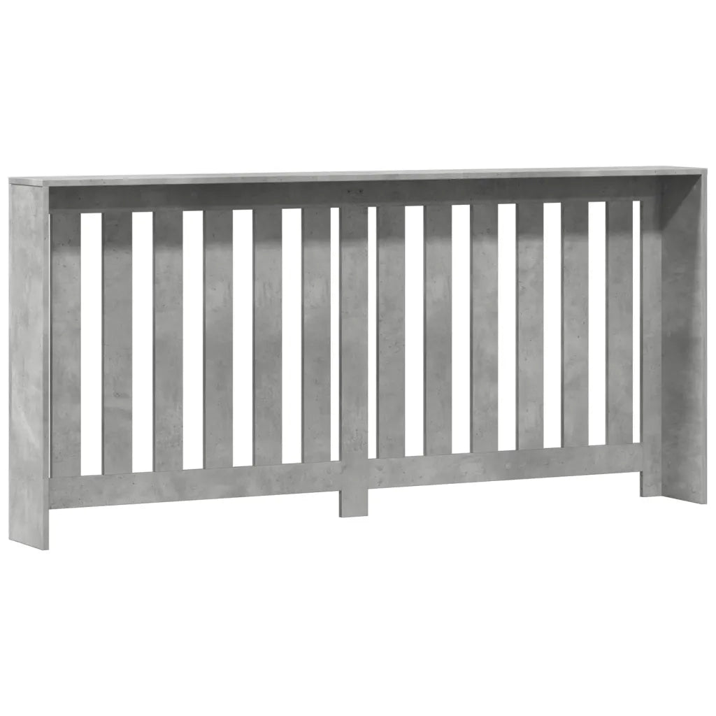 vidaXL Copertura Termosifone Grigio Cemento 175x20x82cm in Multistrato