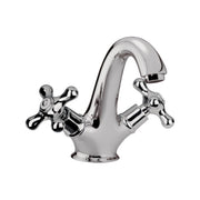 Rubinetto monoforo lavabo in stile retro con scarico click clack liberty