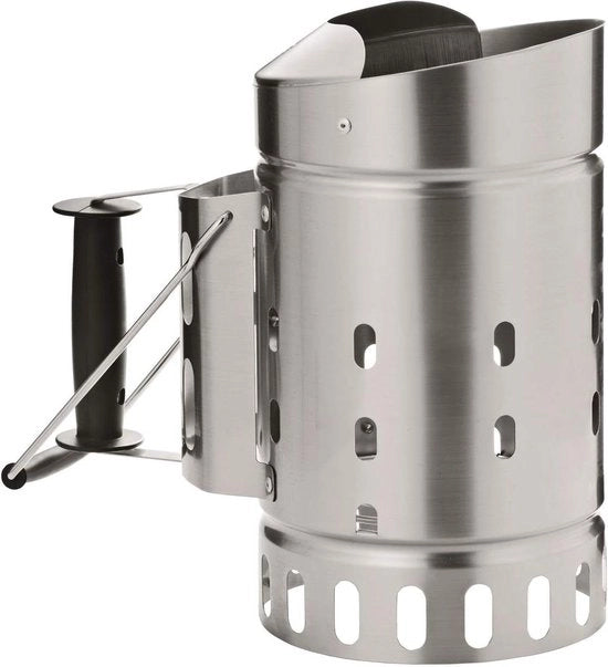 Starter per briketti in acciaio inossidabile di alta qualità con protezione da scintille e maniglia supplementare
