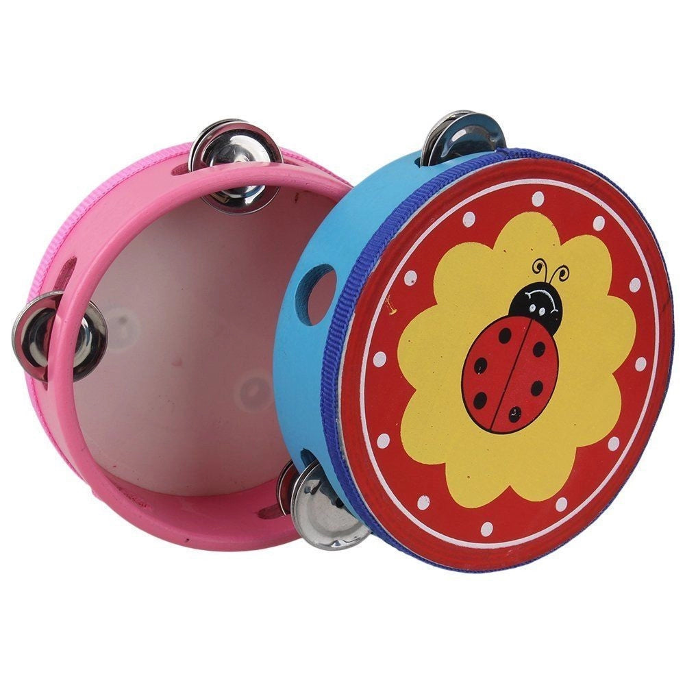 Trade Shop - Tamburello Tamburo Colorato Gioco Giocattolo Musicale Musica Bambini -