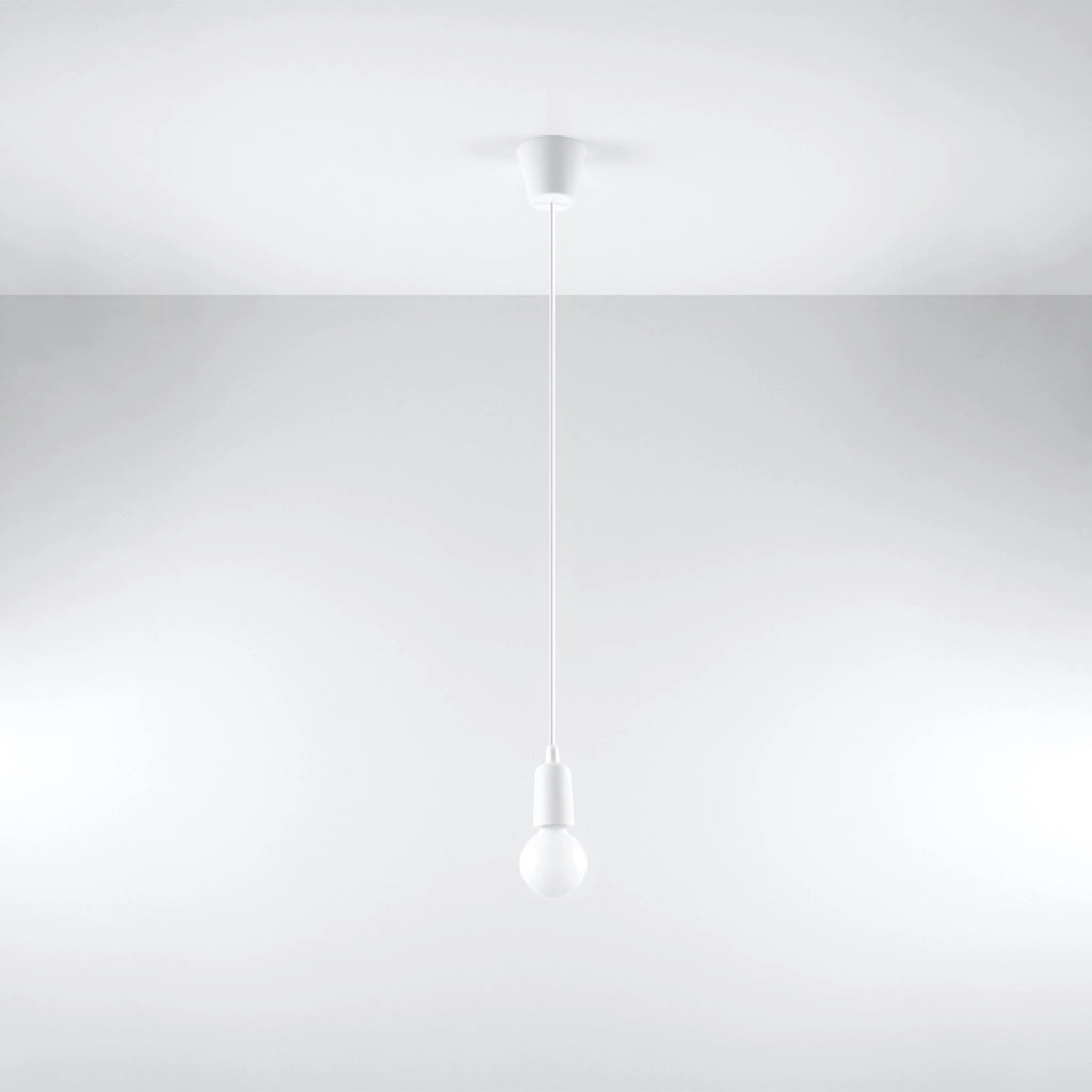 Lampada sospensione Matero 1 bianca E27 Pure Lume IP20