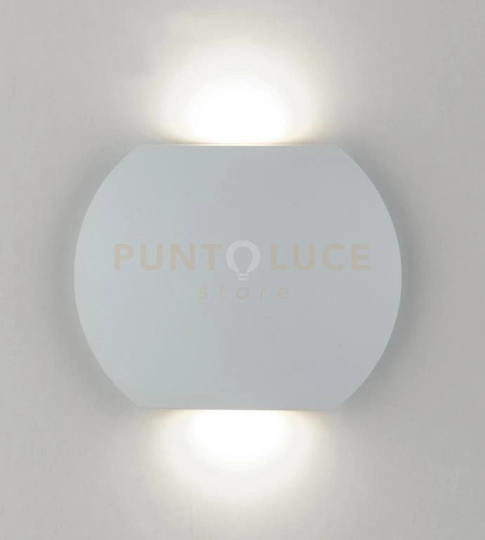 APPLIQUE BIEMISSIONE LED MIURA BIANCA 6W 520LM CCT 3000K / 4000K IP54 16X3,5X12,8CM