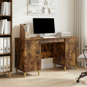 Scrivania Rovere Fumo 142,5 x 50 x 75 cm Legno ingegnerizzato 3414599