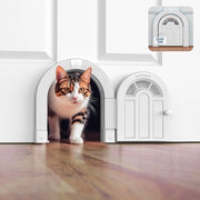 Porta gatto pieghevole per interni - Installazione DIY facile e gratuita per gatti fino a 9 kg