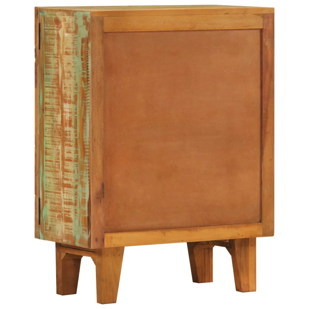 Credenza | Madia | Buffet da pranzo | Armadio da pranzo Intagliata a Mano 55x30x75 cm Legno Massello Recupero