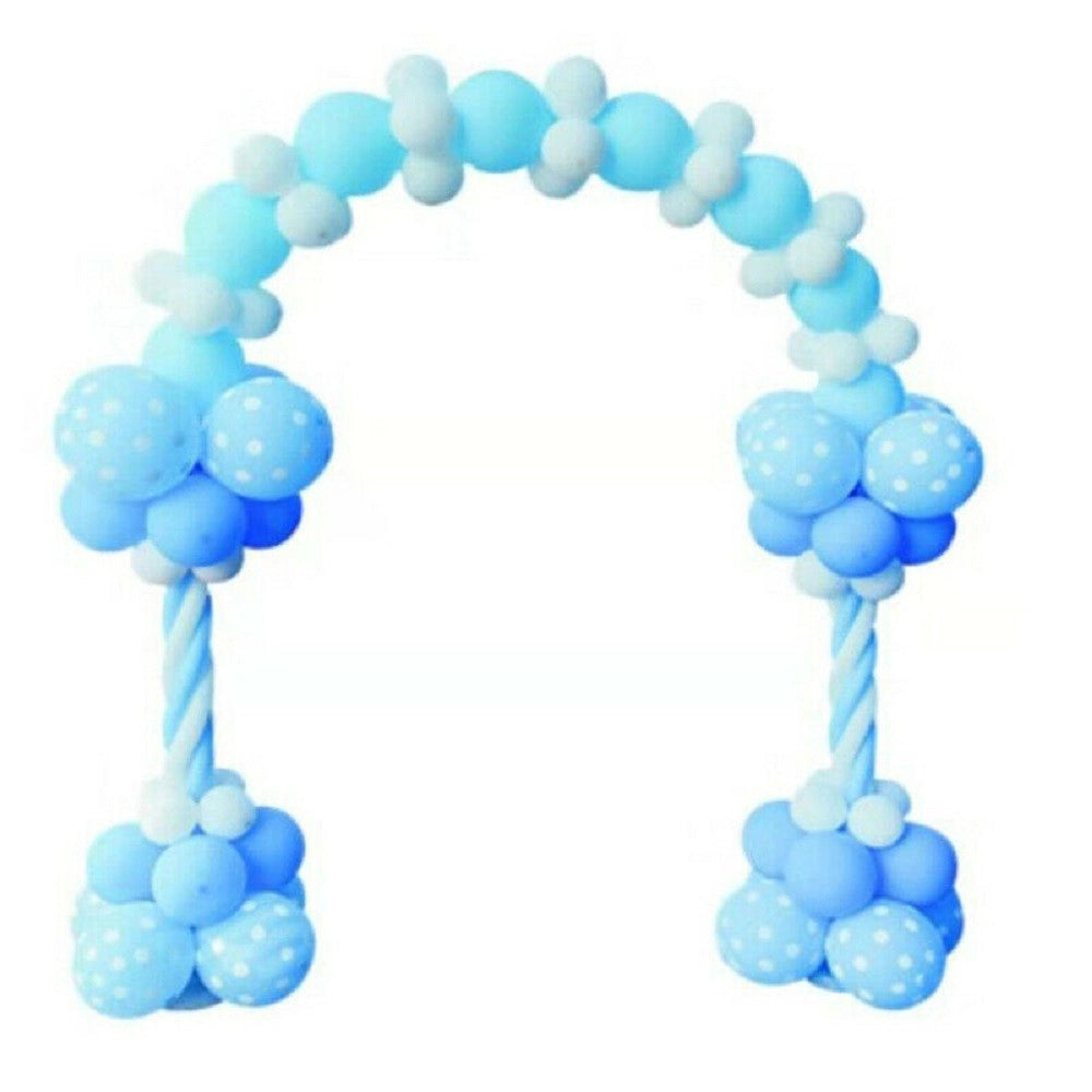 Trade Shop - Arco Di Palloncini Feste Compleanni Decorativa Arco Rosa Azzurro 100pz 2.3x2.5m -