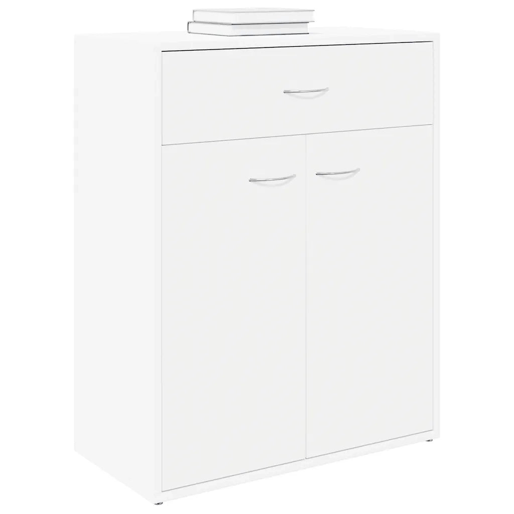 Credenza | Madia | Buffet da pranzo | Armadio da pranzo Bianca 60x30x75 cm in Legno Multistrato