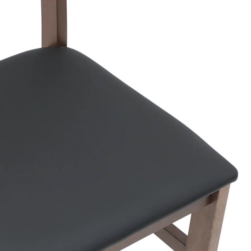 Sedie da Pranzo con Cuscini 2pz Marrone Legno Massello di Hevea 4102418