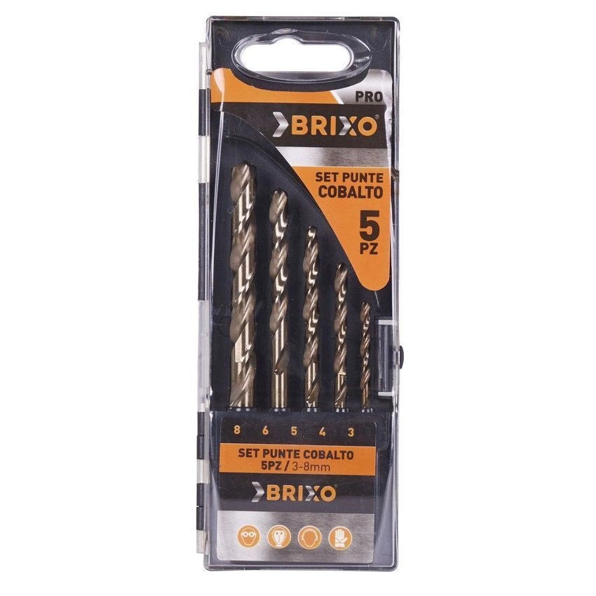 Brixo Set Punte Hss Cobalto Pz19