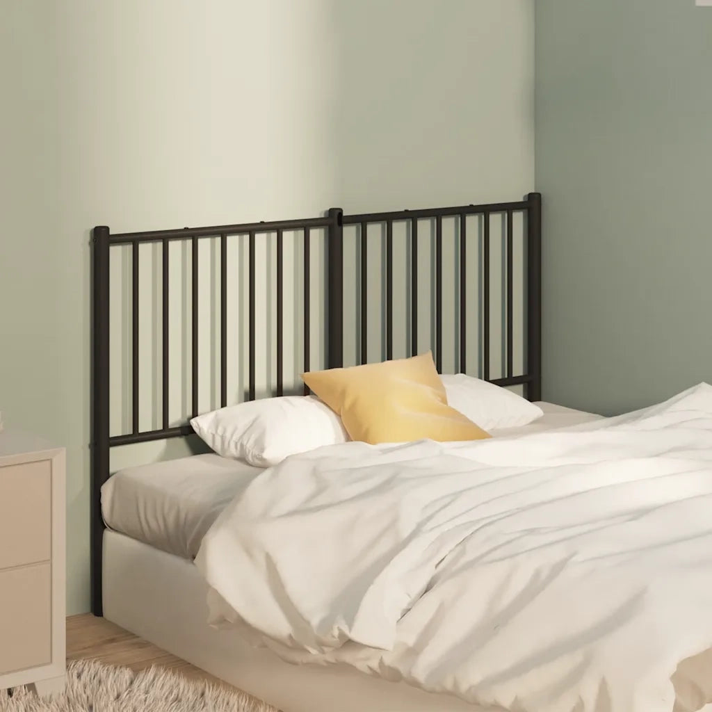 Testiera di Ricambio in Metallo Nero 120 cm 350895